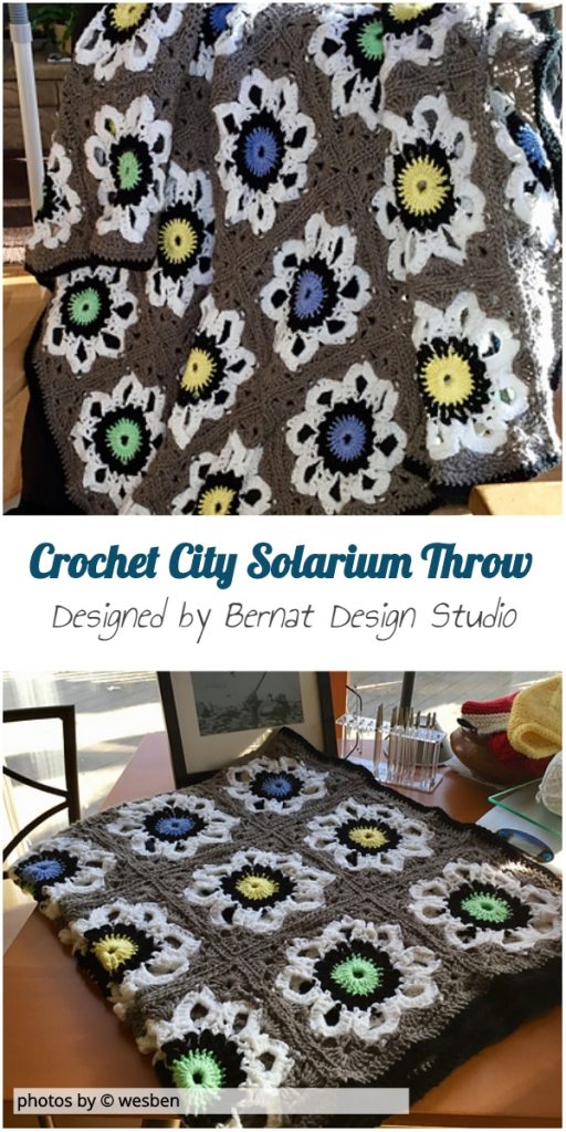 Crochet City Solarium Throw