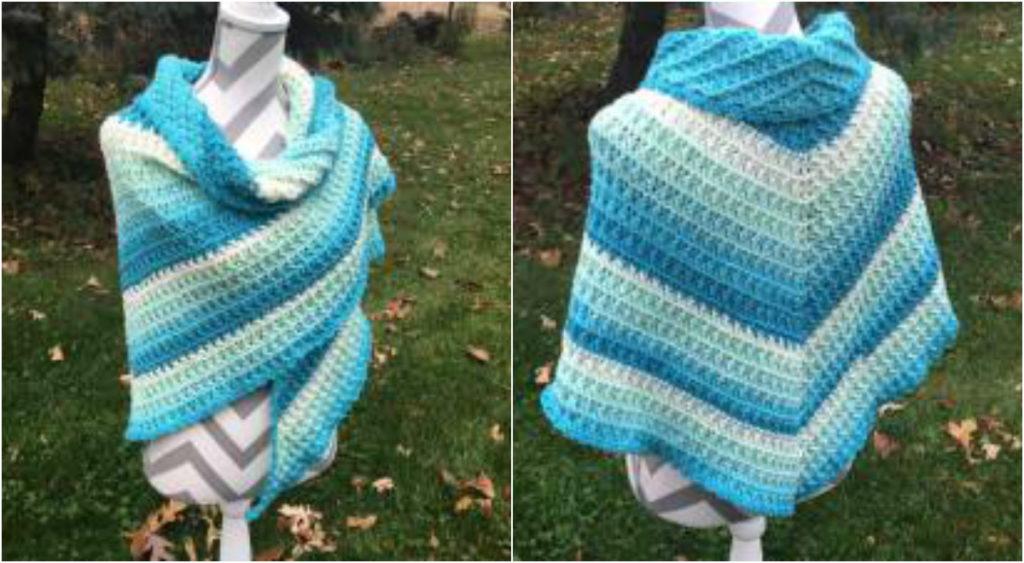 Crochet Frosted Layer Cake Shawl Pattern + Tutorial