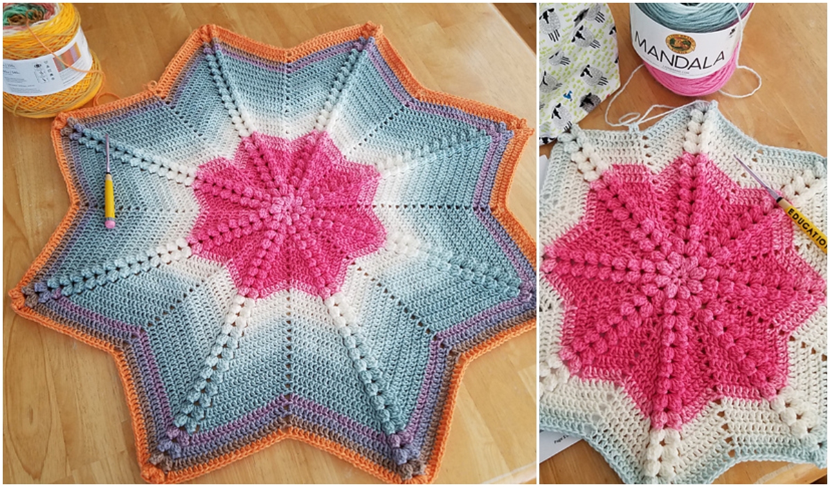 Compass Baby Blanket Pattern
