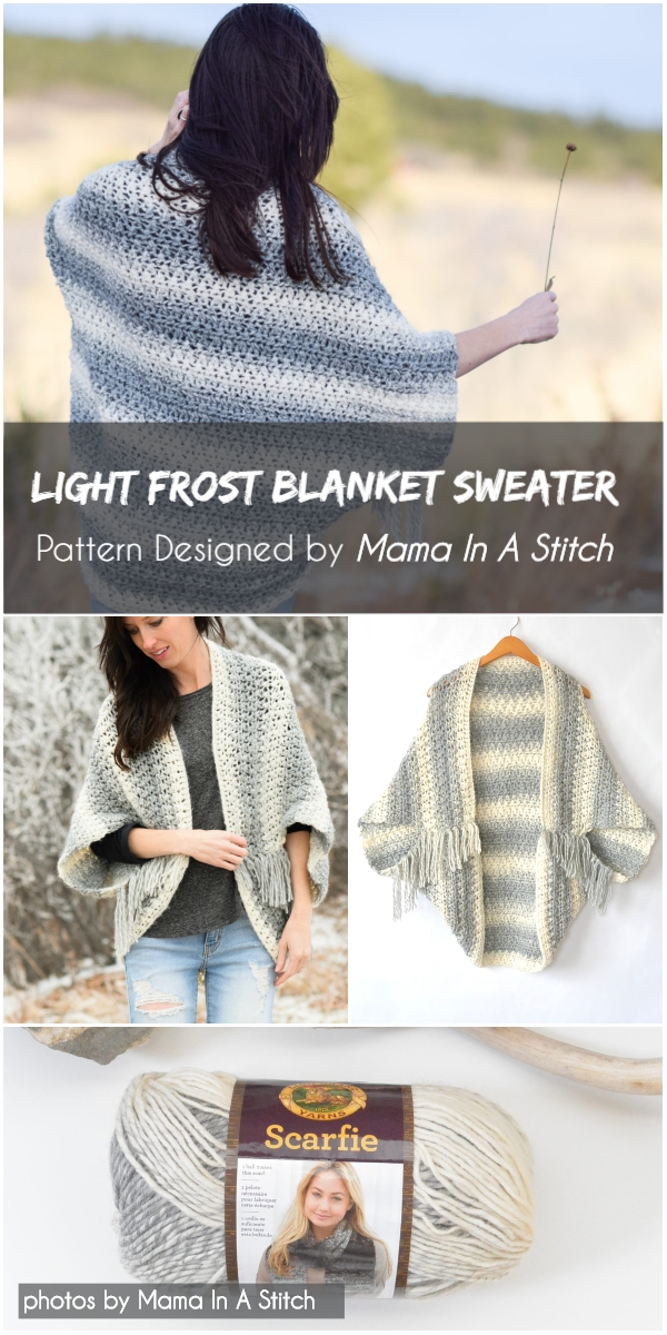 Light Frost Blanket Sweater Idea
