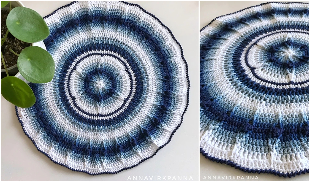 Super Nova Mandala Free Crochet Pattern