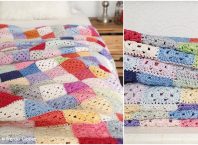 Crochet Granny Patchwork Blanket Idea