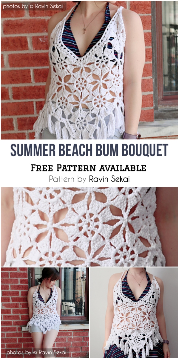 Summer Crochet Beach Bum Bouquet