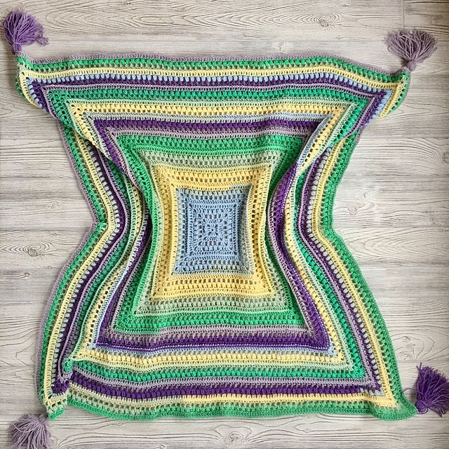 Wrap Me in Sunshine Crochet Blanket Pattern